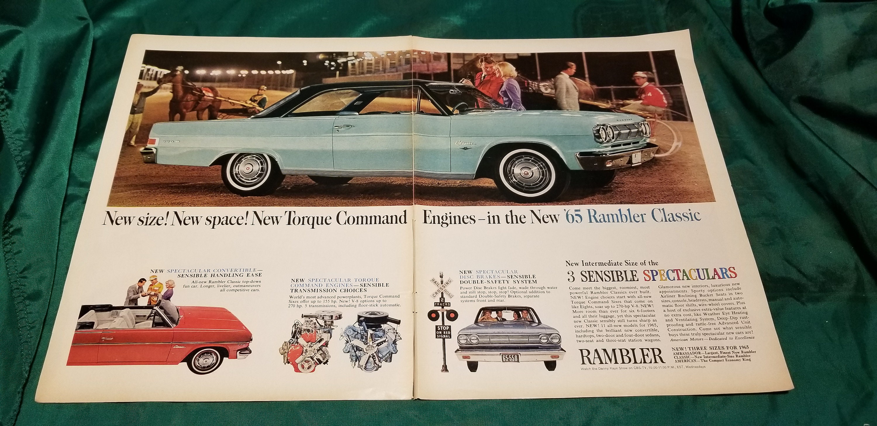 アンティーク 1965 Rambler Classic 2 Page Ad From 1964 Life Magazine - Etsy Canada