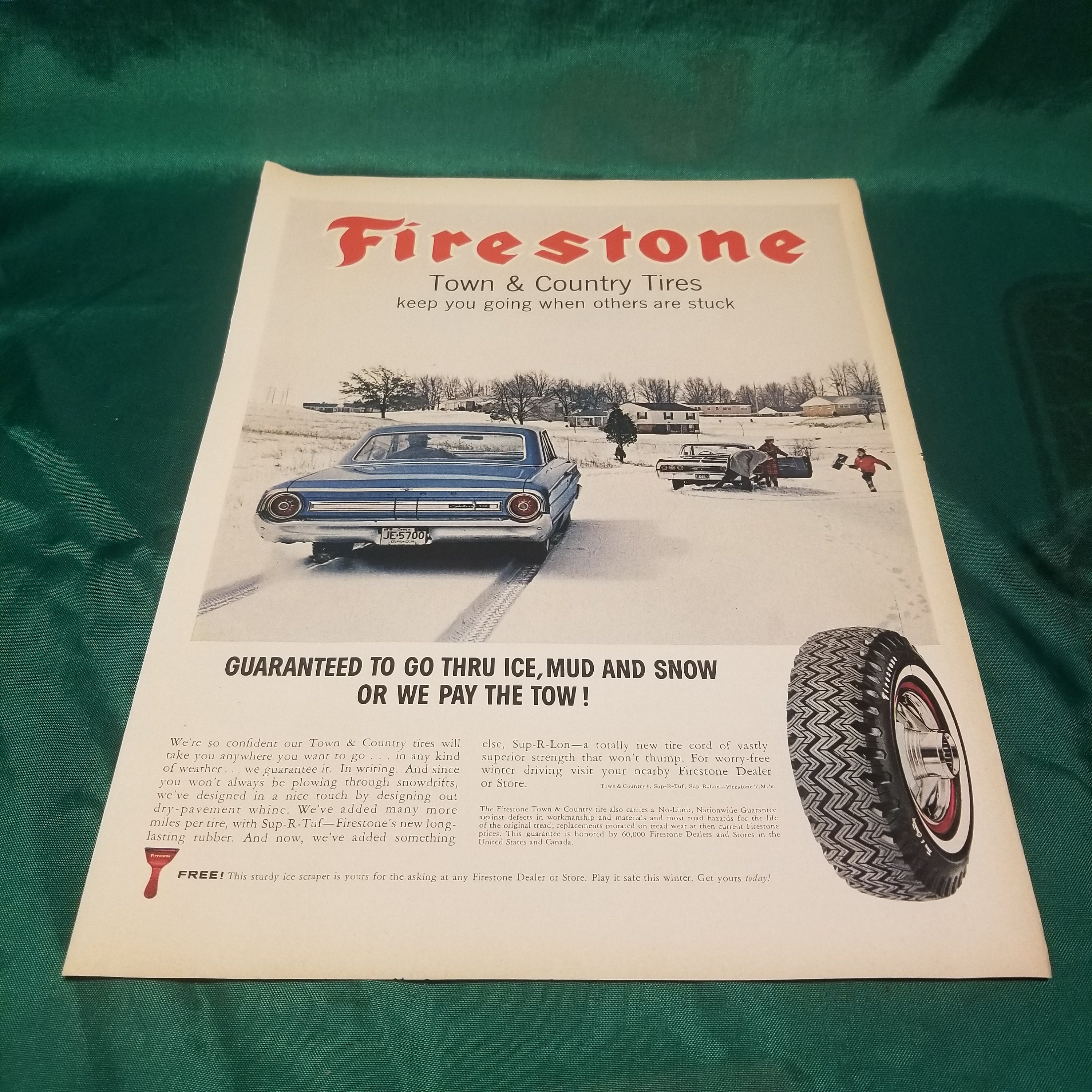 Buy Firestone Town Country Ad From 1964 Life Magazine Online in