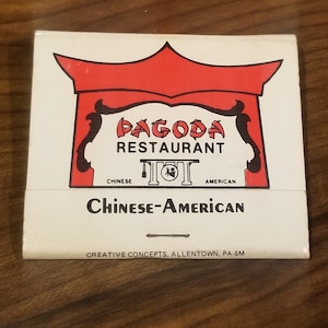 Vintage Pagoda Restaurant Scotrun, Pa. Matchbook 30 Strike
