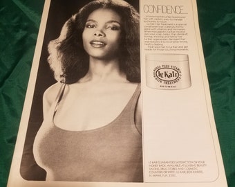 Ebony Magazine March 1981 Le Kair Hair Treatment Ad