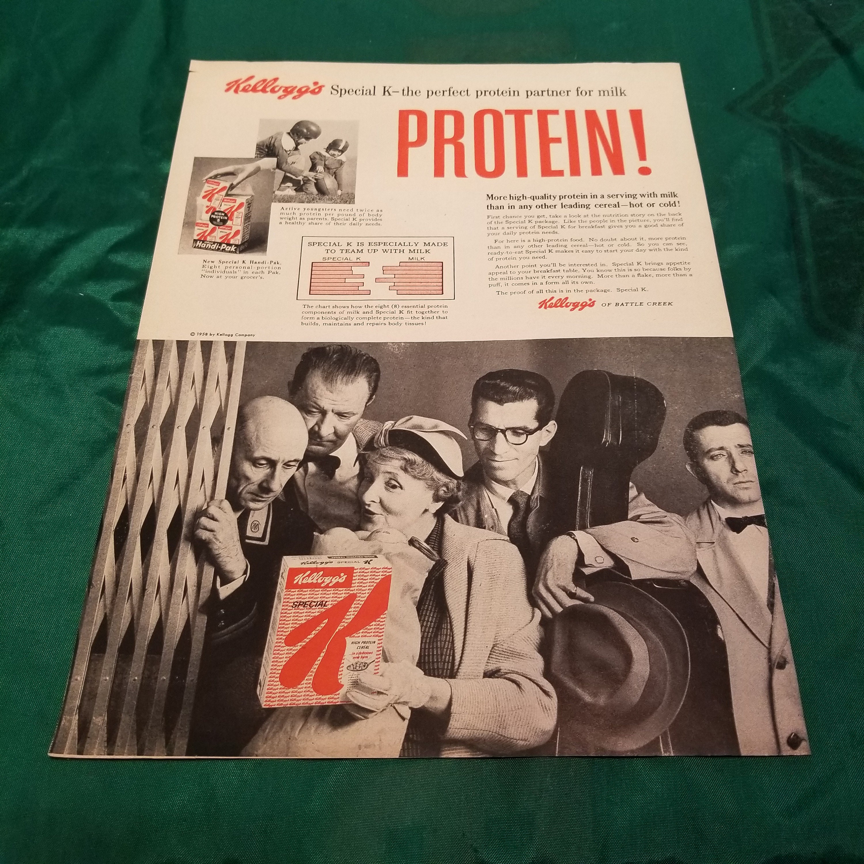 Kellolgg s Special K Cereal Ad From A 1958 Life Magazine Etsy kellolgg-s-special-k-cereal-ad-from-a-1958-life-magazine-etsy