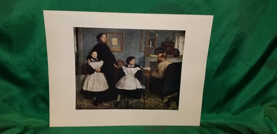 Vintage 1958 Degas “The Bellelli Family Vintage 1958 Degas “The Bellelli Family