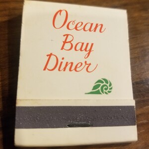 Vintage Ocean Bay Diner Point Pleasant NJ Matchbook 20 Strike