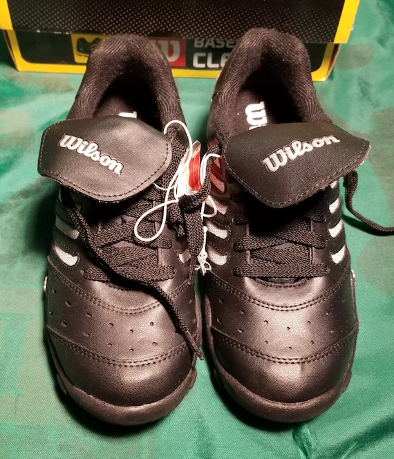 Vintage New Wilson Size 3 Baseball Boys Cleats Etsy