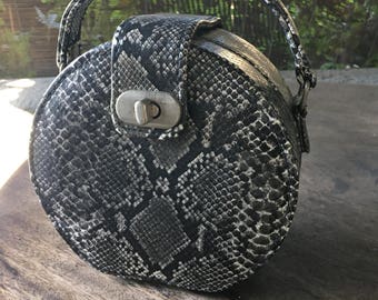 Snakeskin bag | Etsy