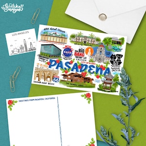 Carte postale pasadena California Landmarks