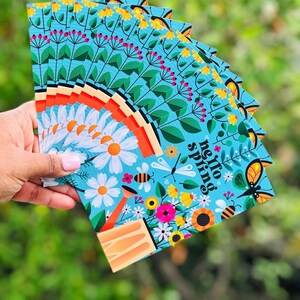 Ensemble de cartes postales Hello Spring (Ensemble de 10 cartes)