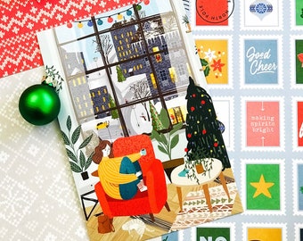 Christmas Hygge Postcard