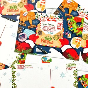 FMDTYS: scène op het bureau van de kerstman | Set van 5 of 10 ansichtkaarten