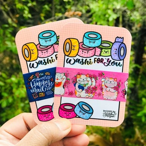 Mini Washi-voorbeeldkaart