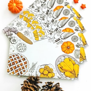 Give Thanks Envelope Set (2 SIZES) | Set of 5 Snail Mail Envelopes