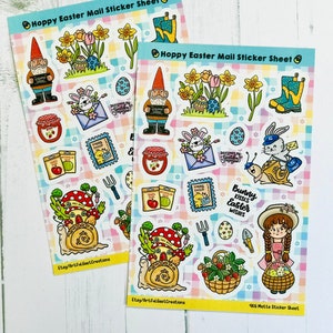 Hoppy Easter Mail (Mate) Hoja de pegatinas