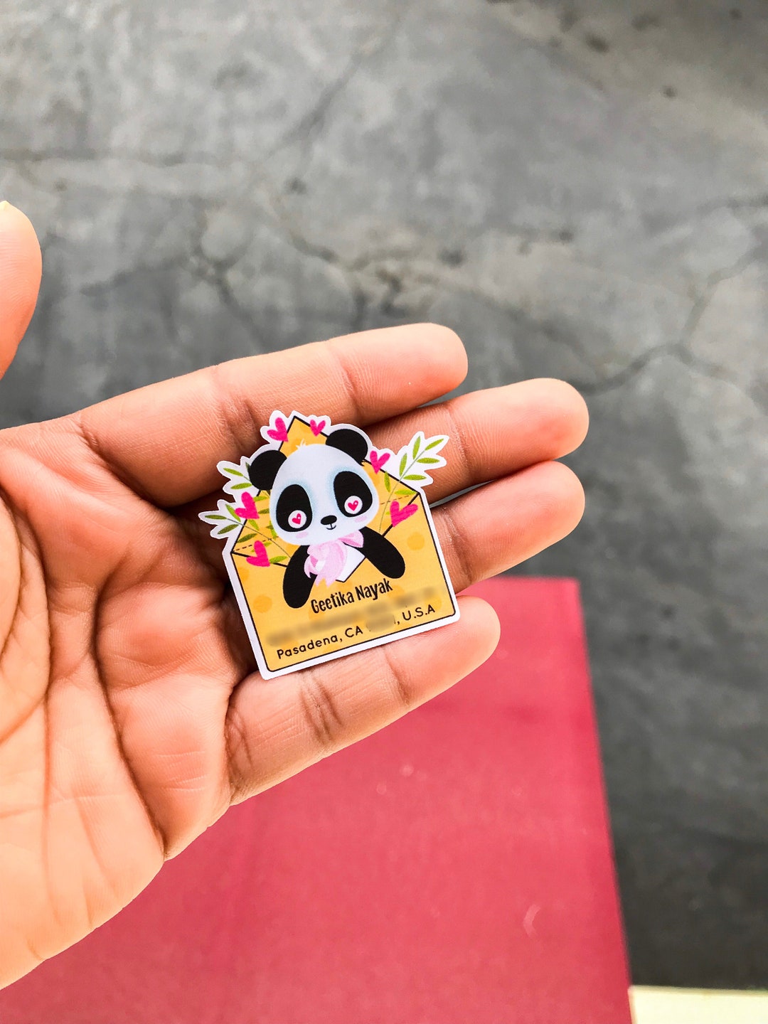 Panda Hugs Address Labels - Etsy