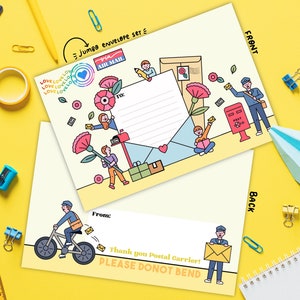 You got Mail Envelope Set | Set of 5 Jumbo Snail Mail Envelopes