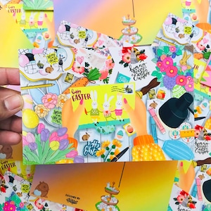 FMDTYS - Easter Desk Scene | Set of 5 or 10 Postcards