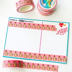 Finger Hearts Washi Tape | Love from Seoul | Snail Mail Washi