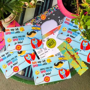 Raksha Bandhan Ansichtkaarten | Rakhi | Grappige Rakhi Kaarten