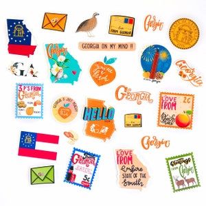 Stickers Géorgie Love State