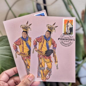 PowWow 2025 Maxi Card | B/W Pictorial Postmark