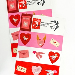 Liefdesbrieven 2024 maximale kaart | Z/W poststempel