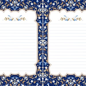 Moroccan Style Printable Stationery