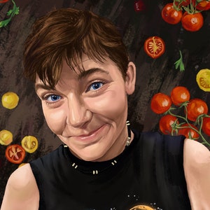 Benutzerdefiniertes digital gedrucktes Porträt, benutzerdefiniertes digital gedrucktes Porträt, digitales Porträt vom Foto, digitale Malerei, benutzerdefinierter digitaler Avatar