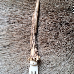 Weaving combs. N°5 chevreuil et os