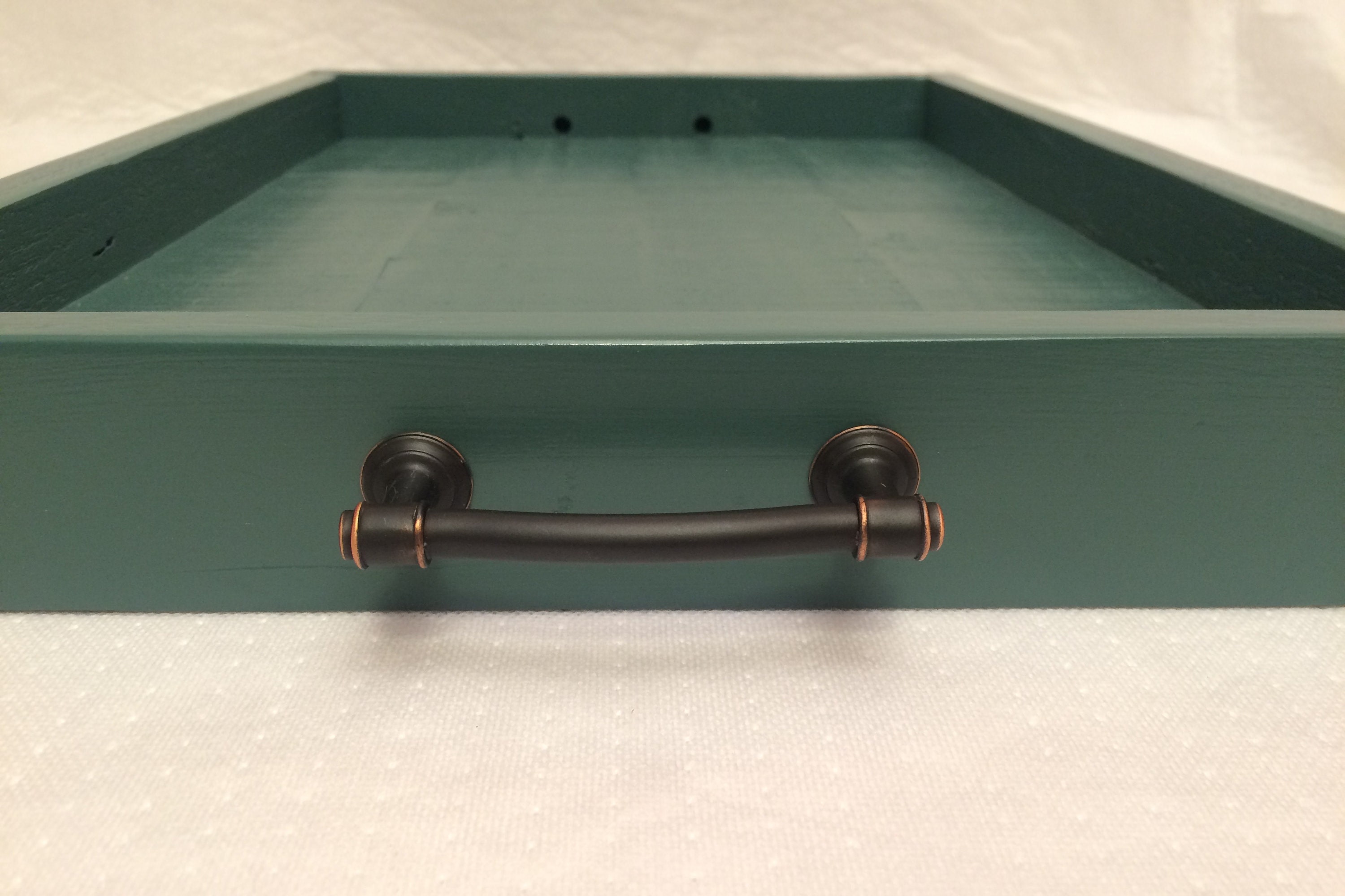 Serving Tray Ottoman Tray Serving Tray With Handles Wood Etsy