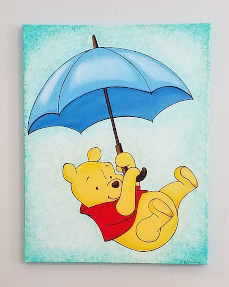 Winnie the Pooh Original Artwork Acrylic Painting - Etsy