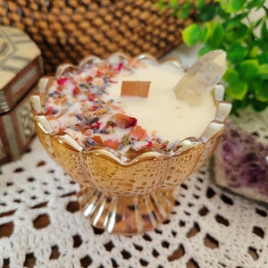 Love Spell Crystal Candle