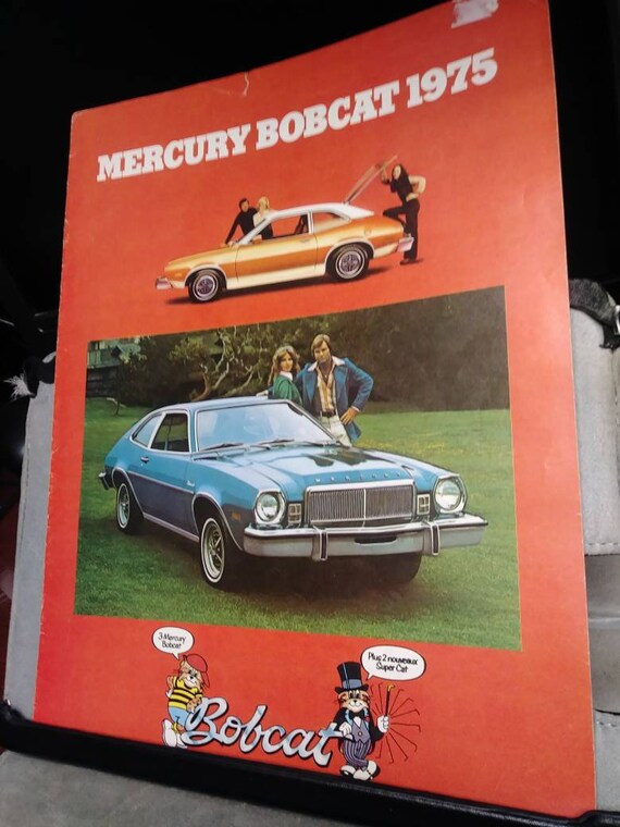 1975 Mercury Bobcat 12-page Original Sales Brochure Catalog