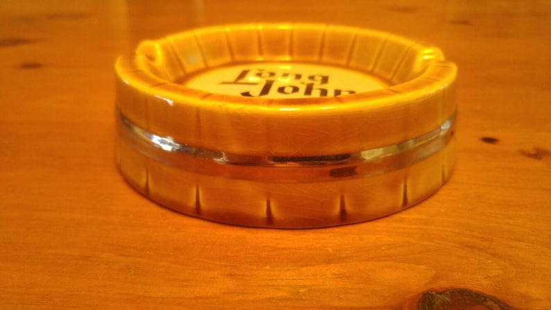 Rare Vintage Long John Scotch Whisky Pub Ashtray **