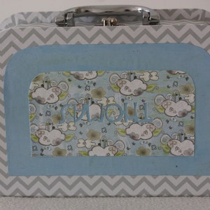 Personalised baby boy keepsake box gift set