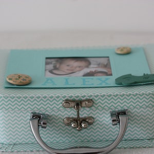 Personalised baby keepsake box gift set