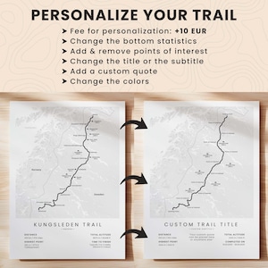 Stampa trekking al campo base dell'Everest / Arte murale per escursioni sul Monte Everest / Mappa del percorso EBC / Decorazione trekking in Nepal / Poster trekking sull'Himalaya / Regalo per escursioni immagine 10