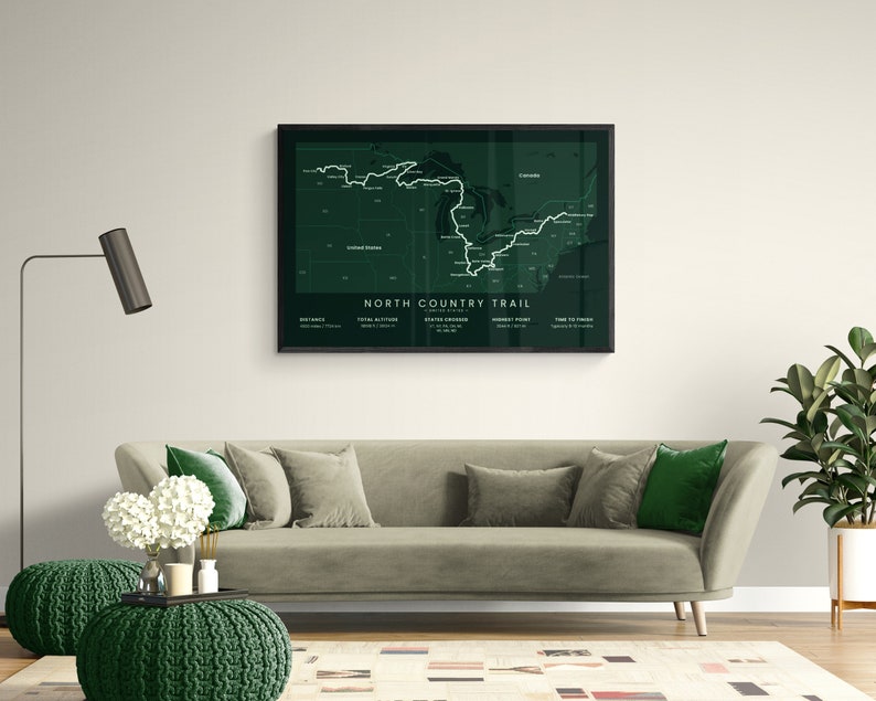 North Country Trail Print North - Il 794xN.4355339349 86fr