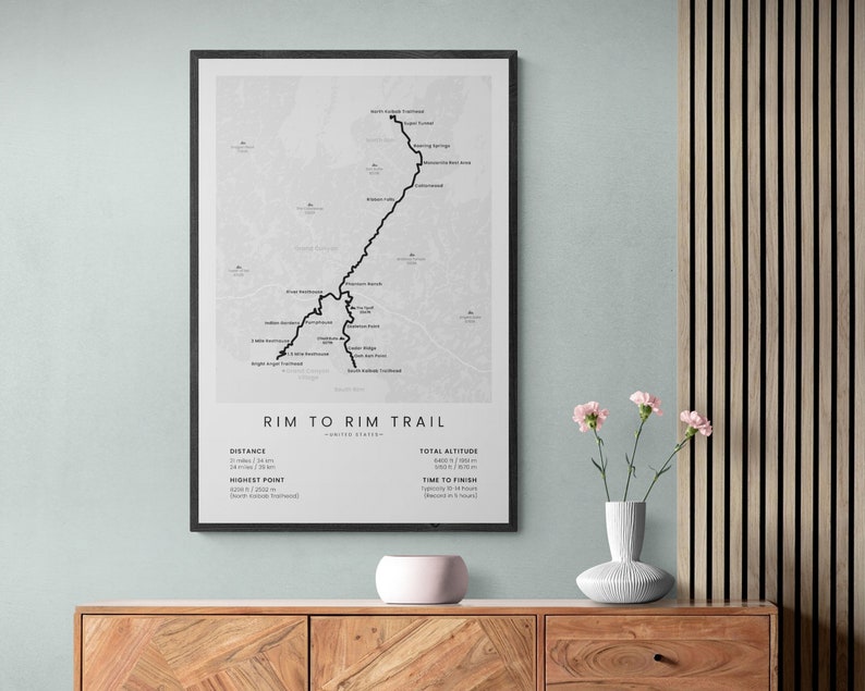 Rim to Rim Trail Print Grand Canyon - Il 794xN.4247967253 Orc5 