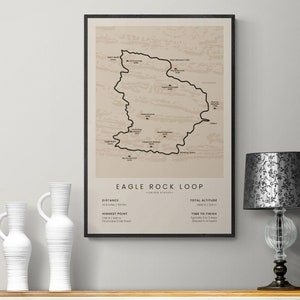 Eagle Rock Loop Print | Eagle Rock Loop Arkansas Map | Ouachita Trek ...