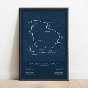 Eagle Rock Loop Print | Eagle Rock Loop Arkansas Map | Ouachita Trek ...