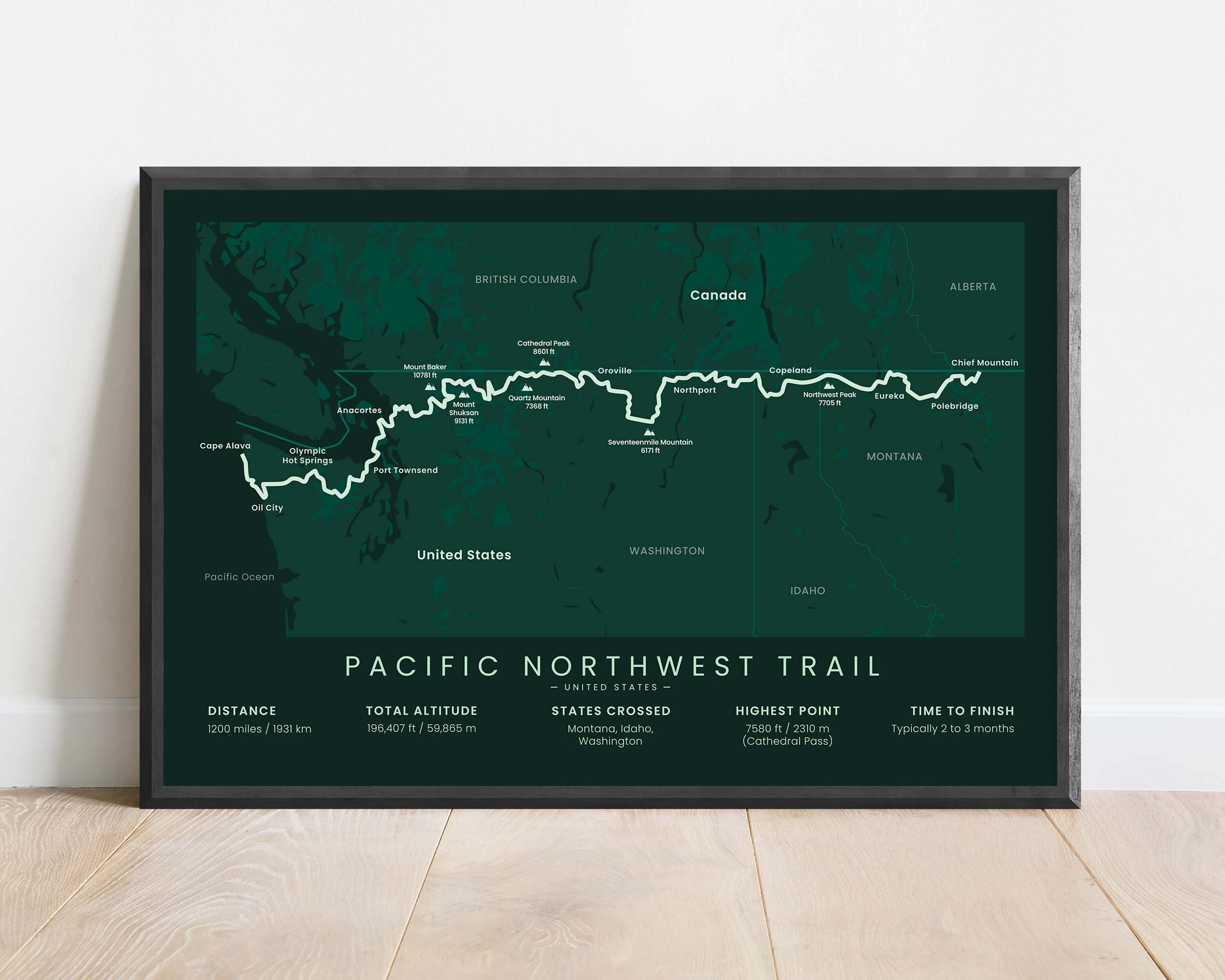 Pacific Northwest Trail Map PNT - Il Fullxfull.5887045062 Mkf8 