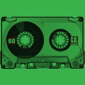 Download para impressão - Chromium Green - Fita cassete pop art
