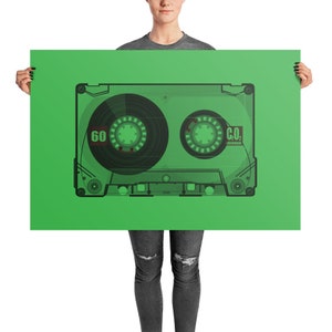 Cromo Verde - Impressão de pôster Pop Art Giclée