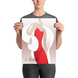 Prêt-à-Porter (blanc) - Vintage French Style Poster Print