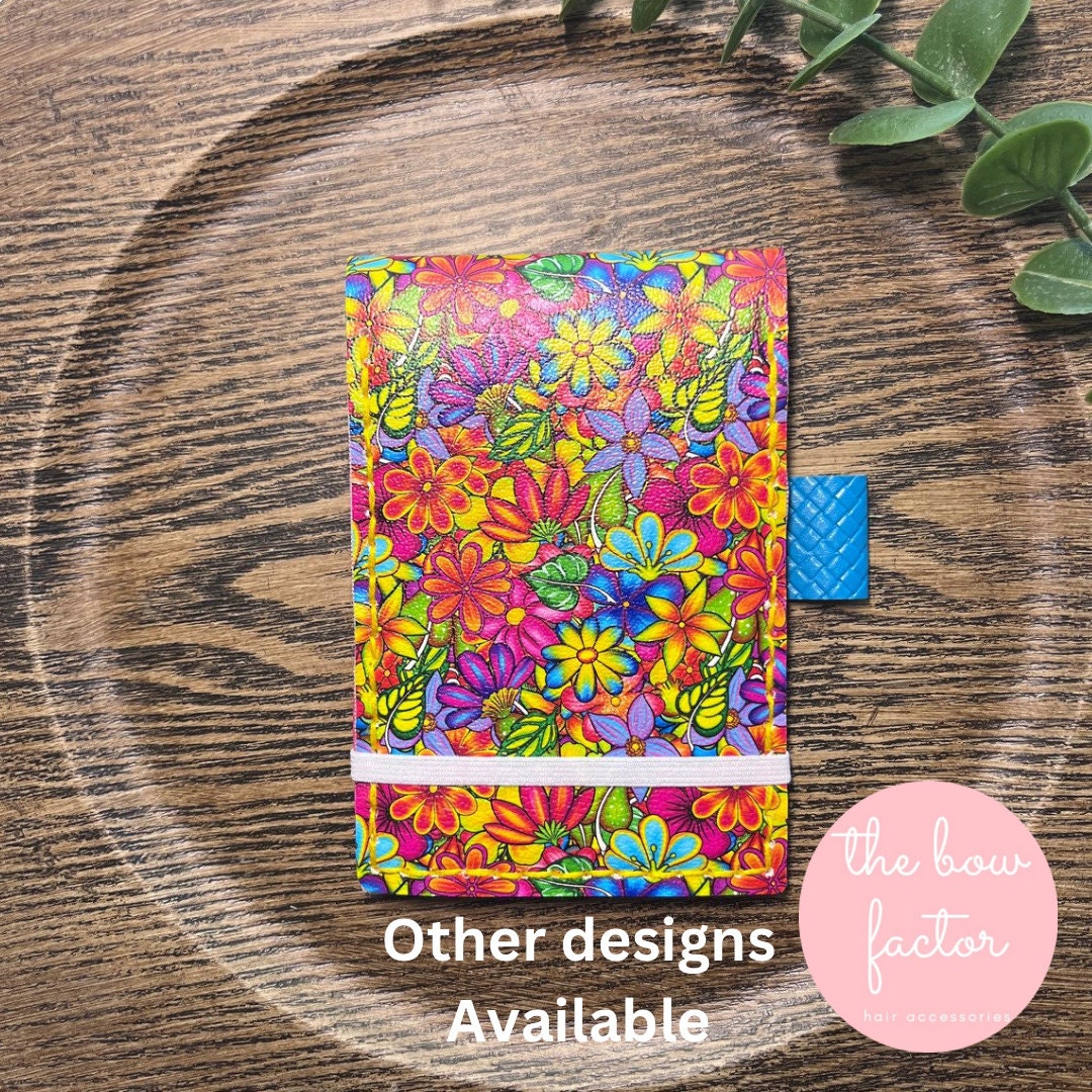 Mini Notebook, refillable 3x5 notebook cover, cute design, to do list, handmade, boutique, girl gift, mom gift