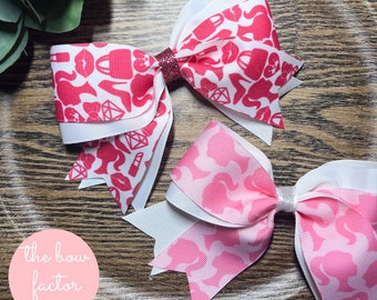 Fashion doll hair bow, bow for girls, movie bow, doll movie, girl gift, boutique