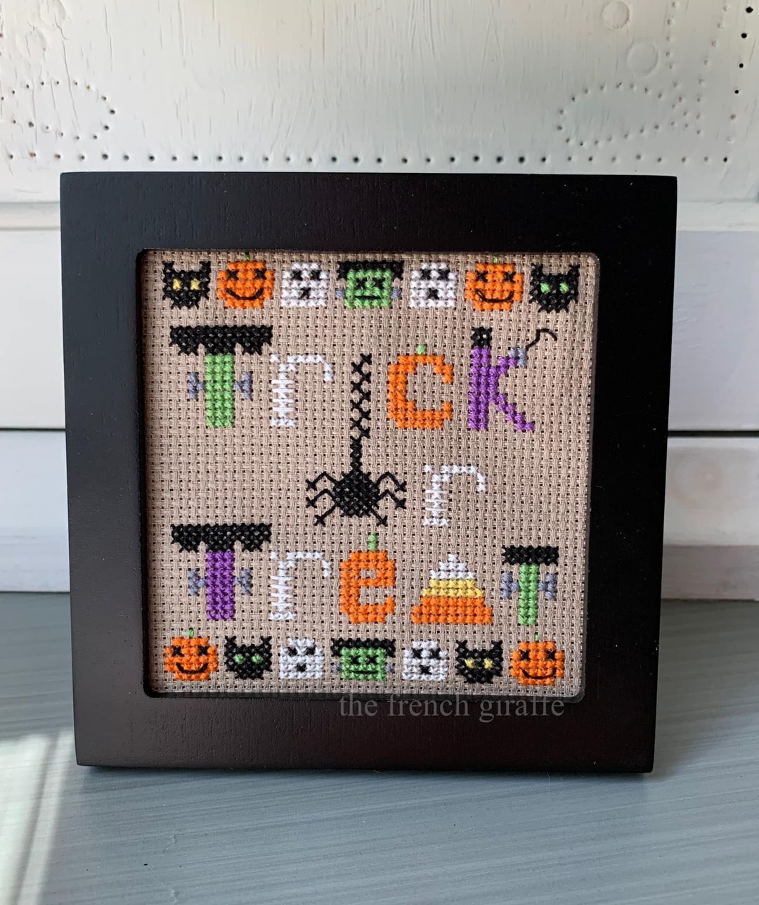 Halloween Cross Stitch Pattern: Spooky Trick or Treat Design (PDF ...