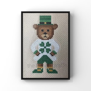 St Patricks Day Bella Crossstitch Pattern Instant Download PDF Cross Stitch March
