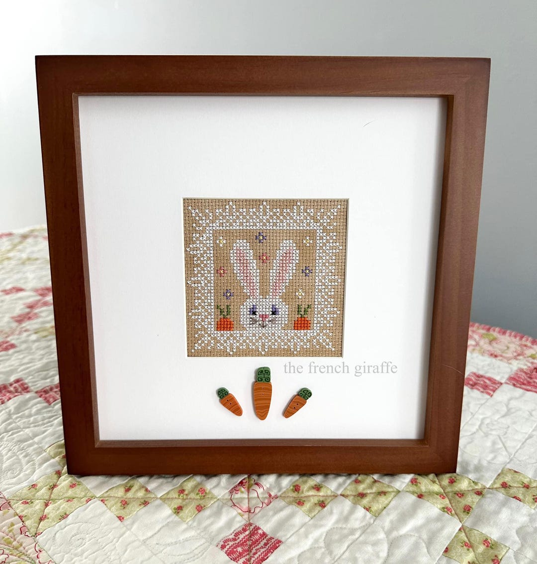 4x4 Spring Bunny Crossstitch Pattern Instant Download PDF Cross Stitch ...