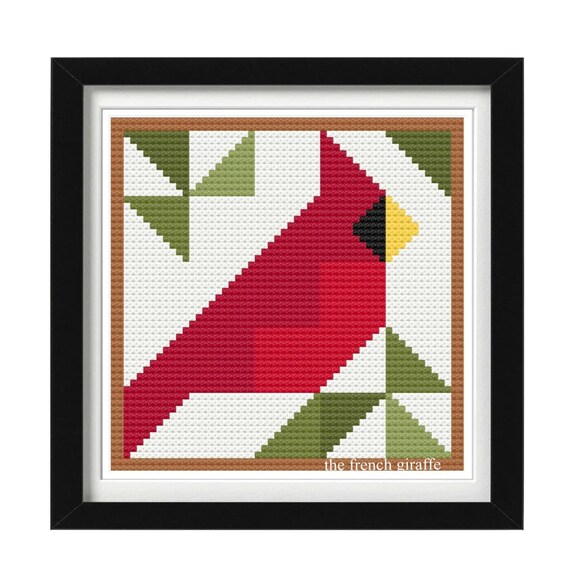 Tree in Rectangle w/Cardinal Earrings Tree in Rectangle w/Cardinal Earrings