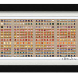 Temperatuur spoel flosstabel kruissteek, pdf digitale instant download patroon kruissteek